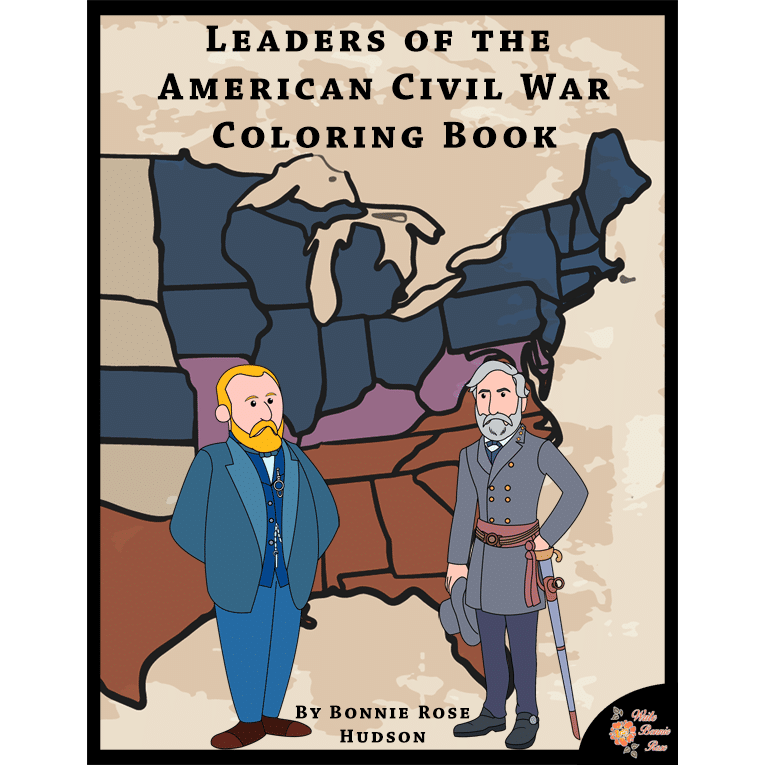 Leaders of the Civil War Coloring Book WBR