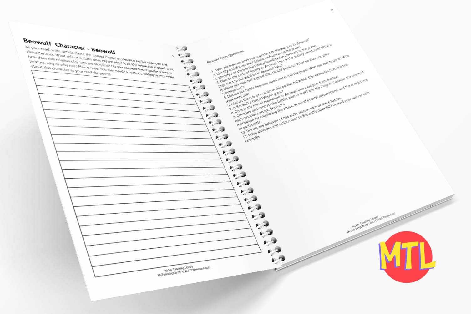 zz 342 beowulf notebooking e