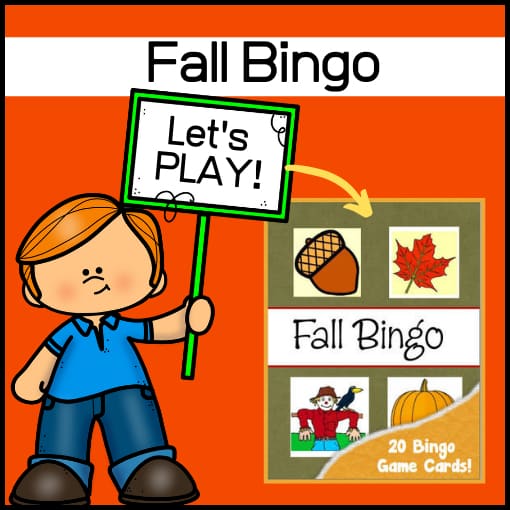 Fall Bingo Fall Bingo