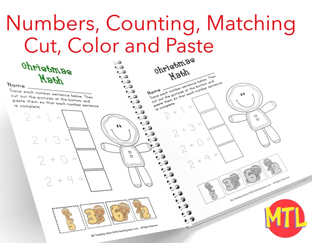 zy459 Christmas Math for Kindergarten b