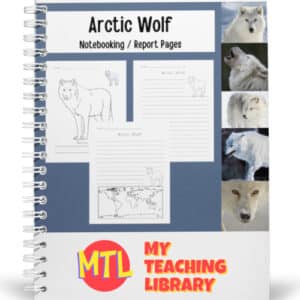 Arctic Wolf | Notebooking Pages