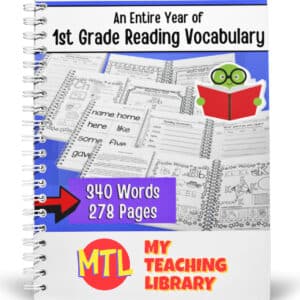 1st grade vocabulary