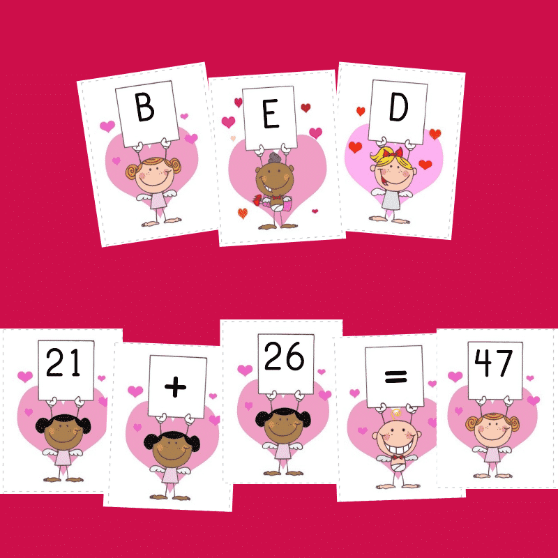 z 448 Valentines Numbers and Letters preview 2